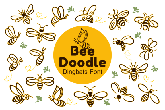Bee Doodle: A Playful Dingbat Font