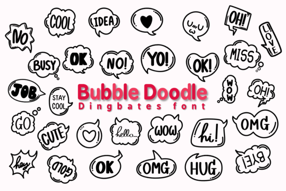 Bubble Doodle Font