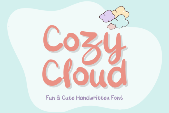Cozy Cloud Font: A Handwritten Touch for Makers