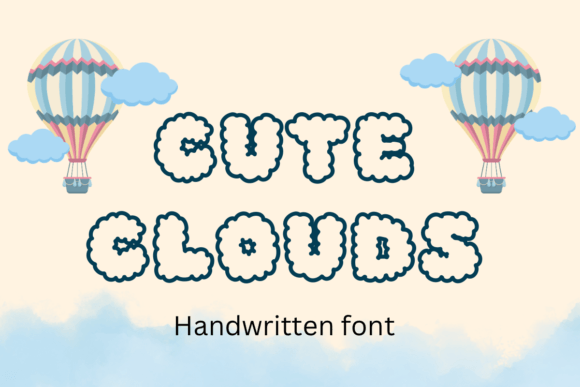 Cute Clouds Font Review