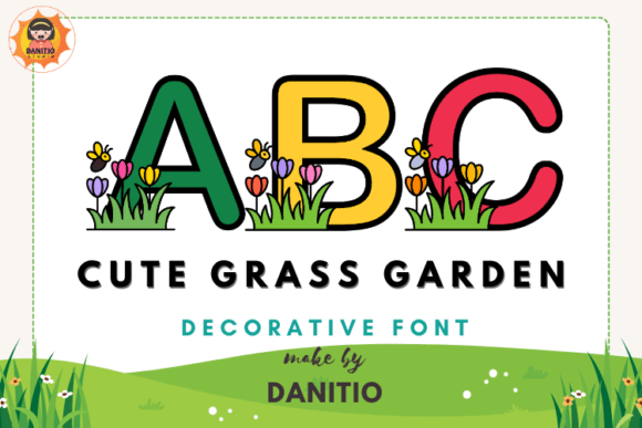 Cute Grass Garden Font
