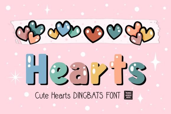 Cute Hearts Font for Bold Campaigns