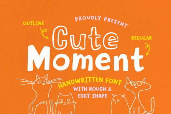 Cute Moment Font for Creative Makers