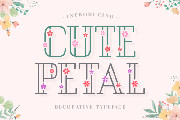 Cute Petal Font for Business Style