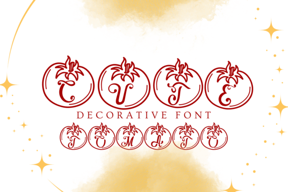 Cute Tomato: A Fun Decorative Font