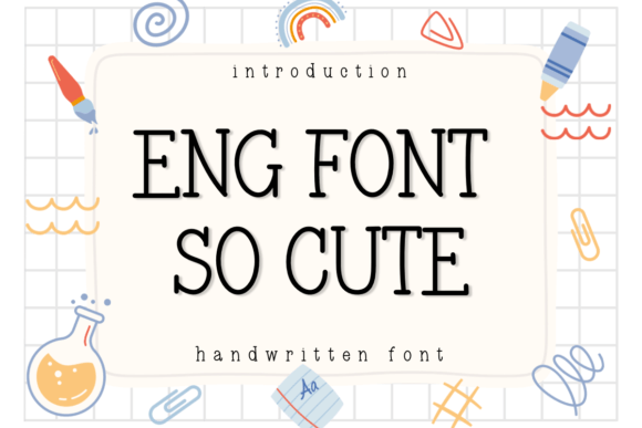 Eng Font so Cute: A Charming Serif for Business