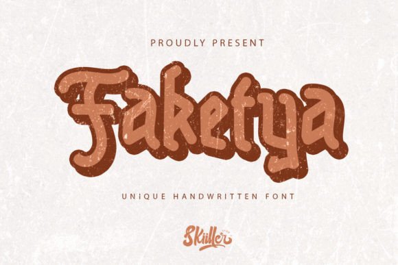 Faketya: A Handwritten Font for Creative Campaigns