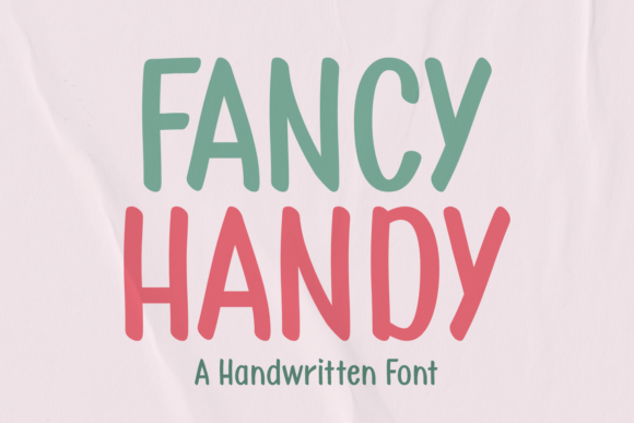 Fancy Handy Font for Web Design
