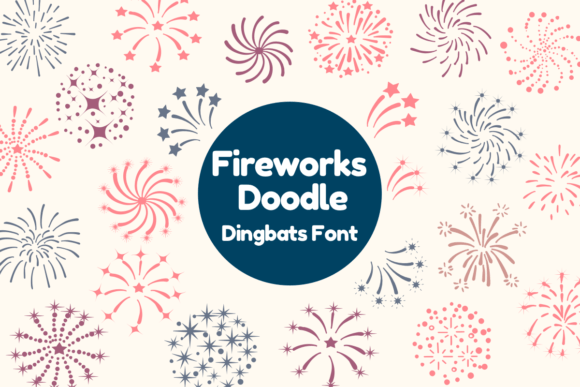 Fireworks Doodle Font for Bold Campaigns