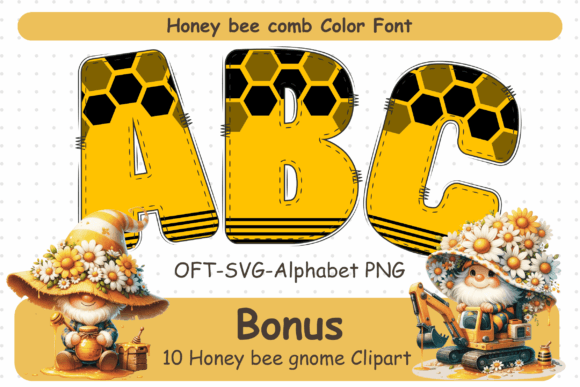 Honey Bee Comb Font Review