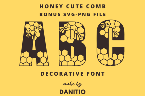 Honey Cute Comb Font