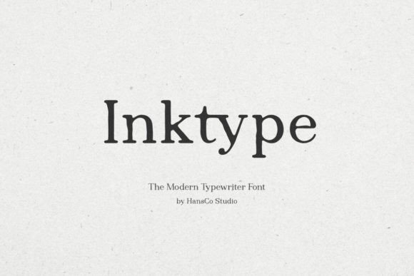 Inktype: A Cute Serif Font for Creative Makers
