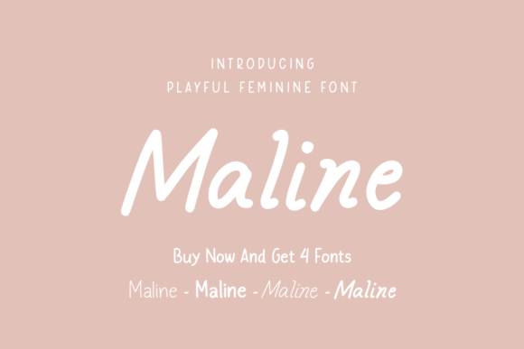 Maline: A Cute Font for Business Branding