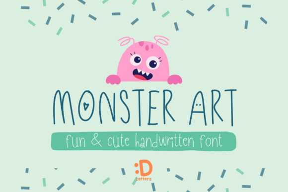 Monster Art Font for Web Design