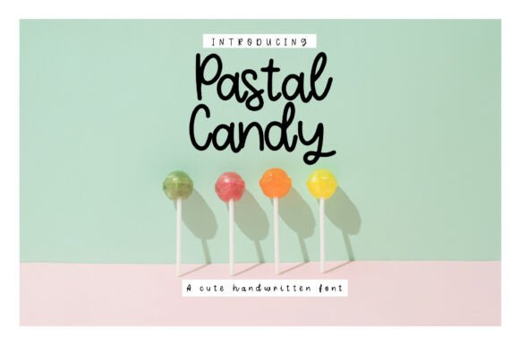 Pastal Candy Font for Business Branding