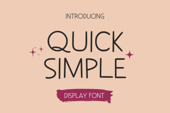 Quick Simple: A Font for Clear Campaigns
