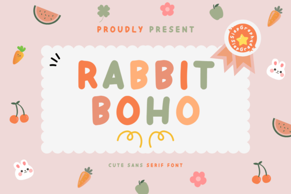 Rabbit Boho: A Playful Font for Creative Projects