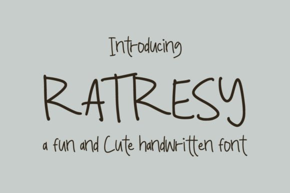 Ratresy: A Fun Handwritten Font for Marketers