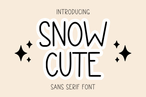Snow Cute Font: Playful & Practical