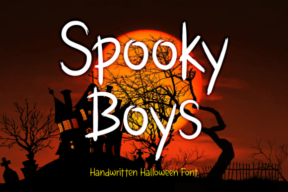Spooky Boys: A Halloween Font for Creative Projects