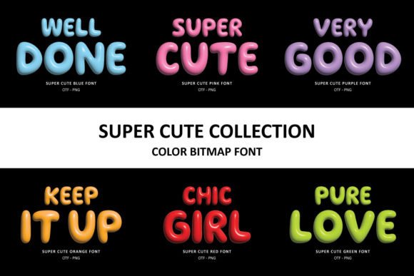 Super Cute Collection Font Review