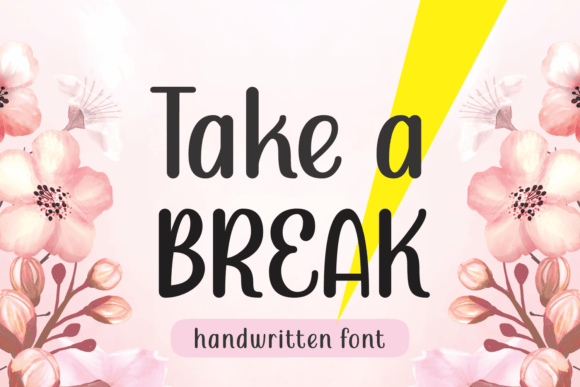 Take a Break Font Review
